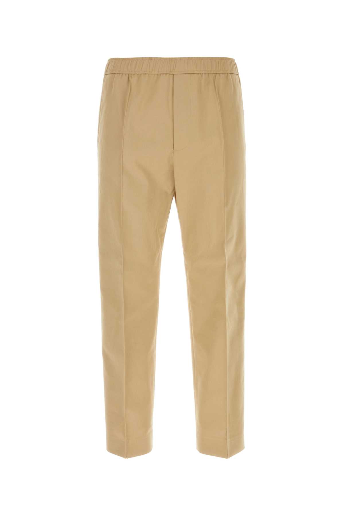 Lanvin Beige Stretch Cotton Pant