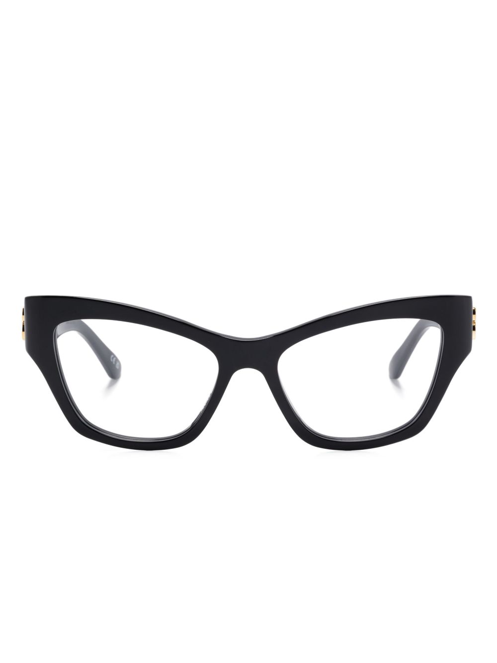 Balenciaga Eyewear 猫眼框眼镜 - 黑色