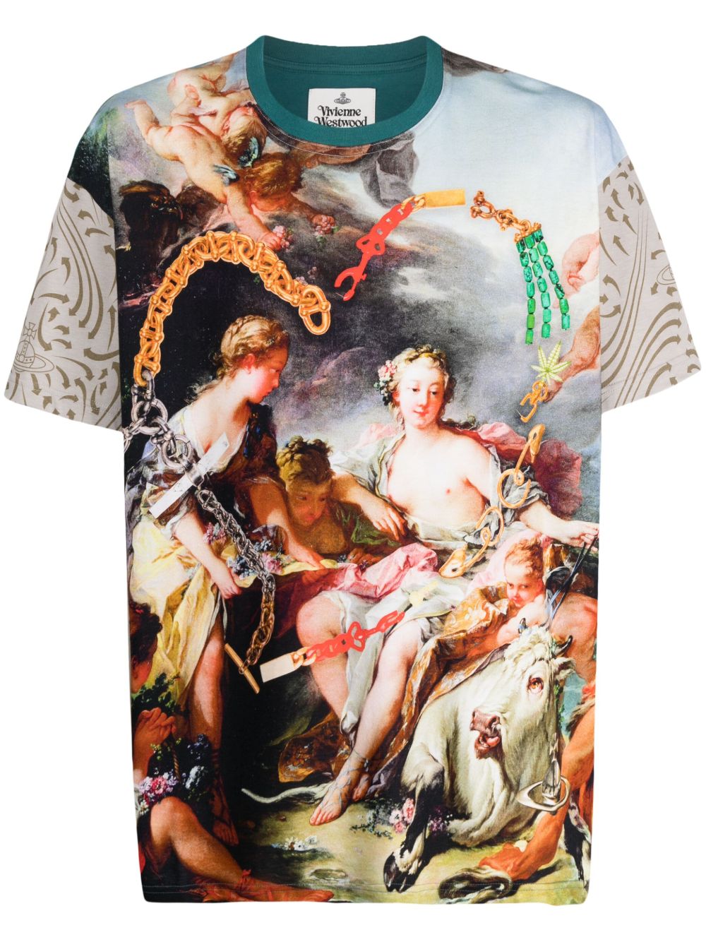Vivienne Westwood Boucher 印花棉T恤 - 蓝色