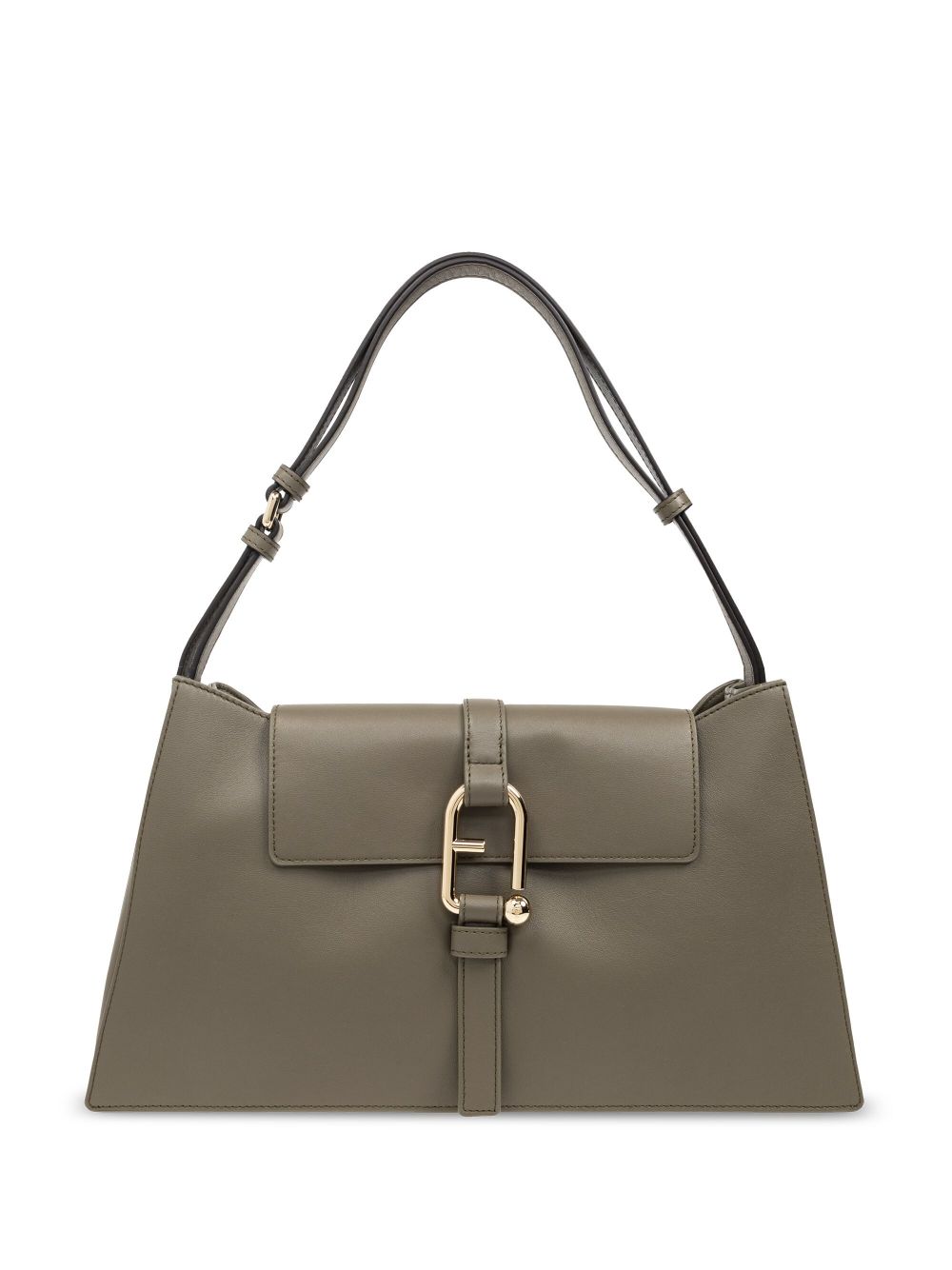 Furla Nuvola 皮质单肩包 - 灰色