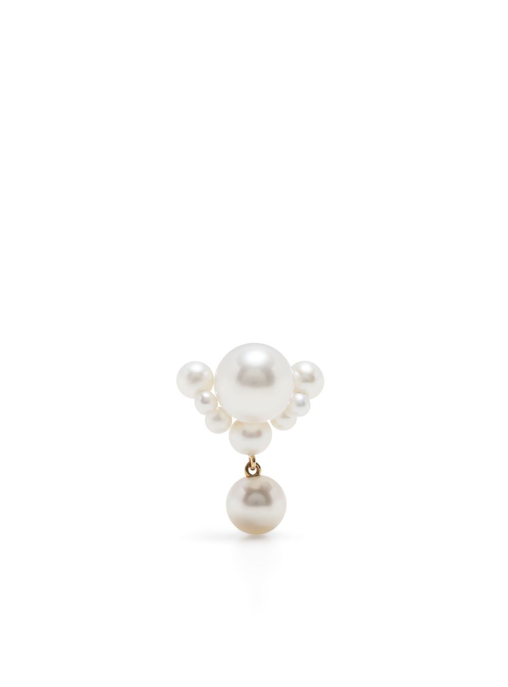 Sophie Bille Brahe Grande Chambre de Perle 14K黄金耳环 - 金色