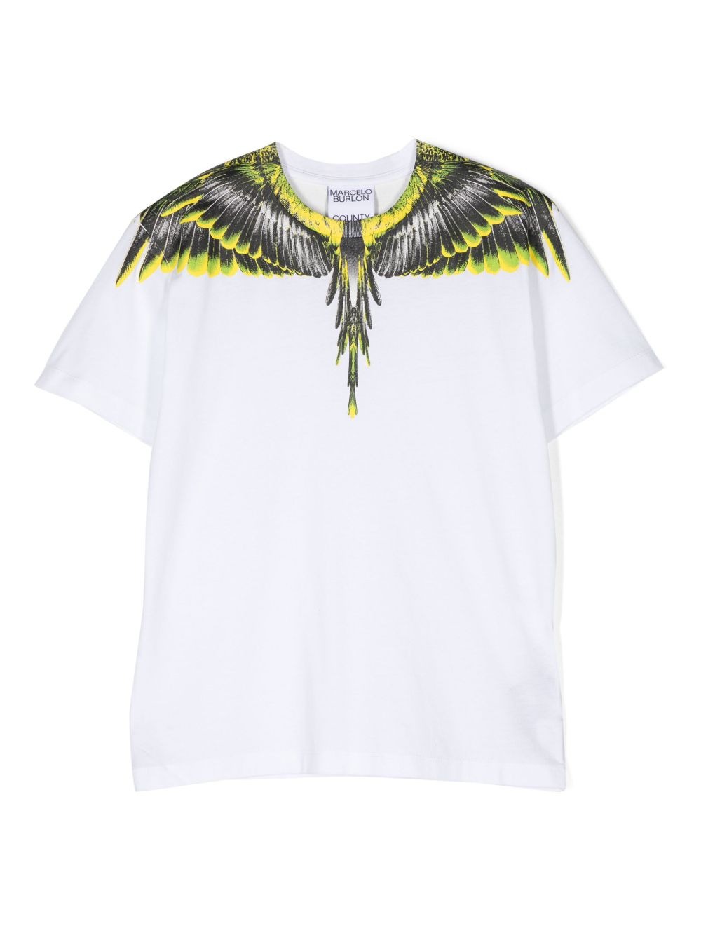 Marcelo Burlon County Of Milan Kids 翅膀印花T恤 - 白色