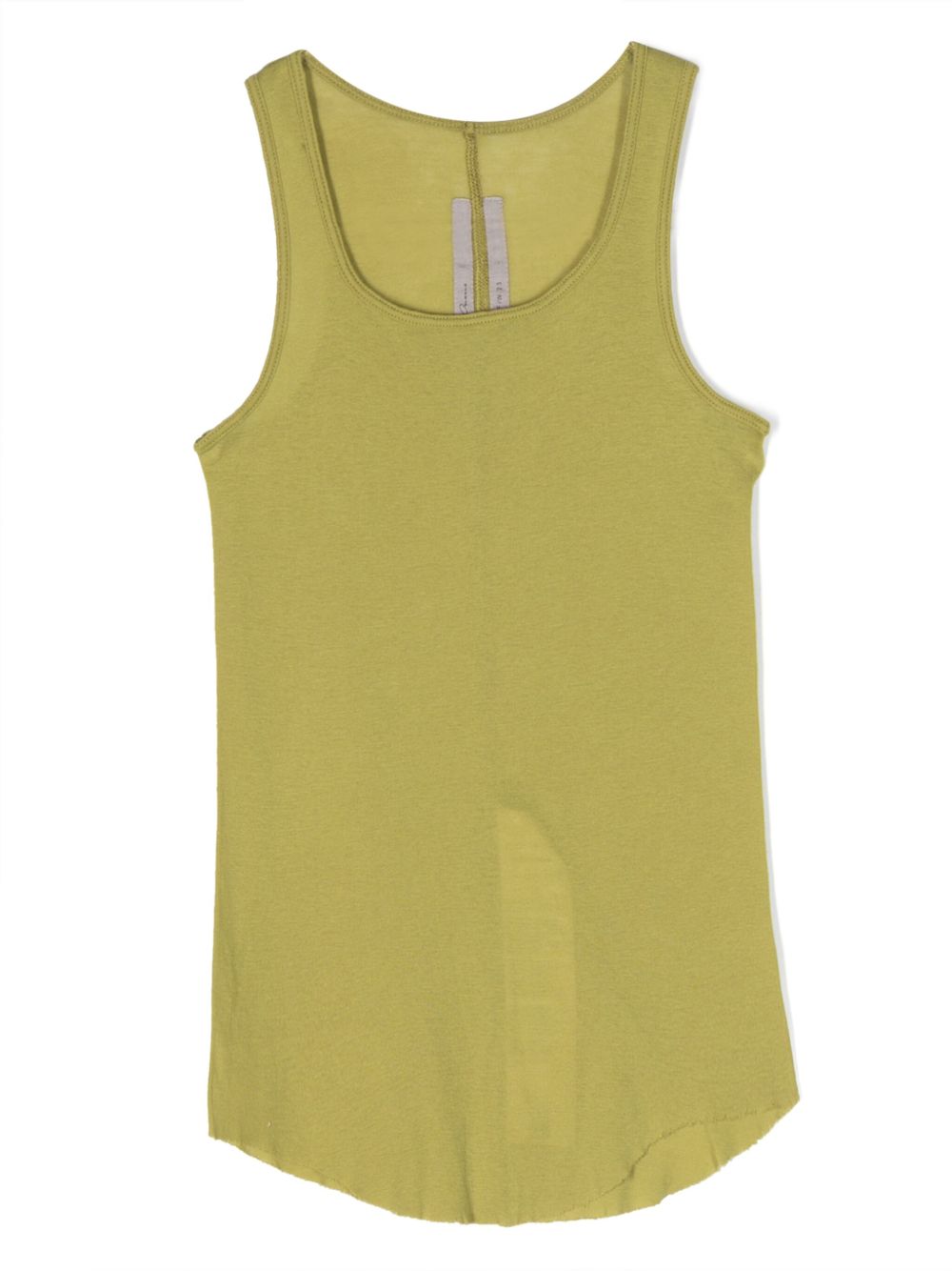 Rick Owens Kids 毛边坦克背心 - 绿色