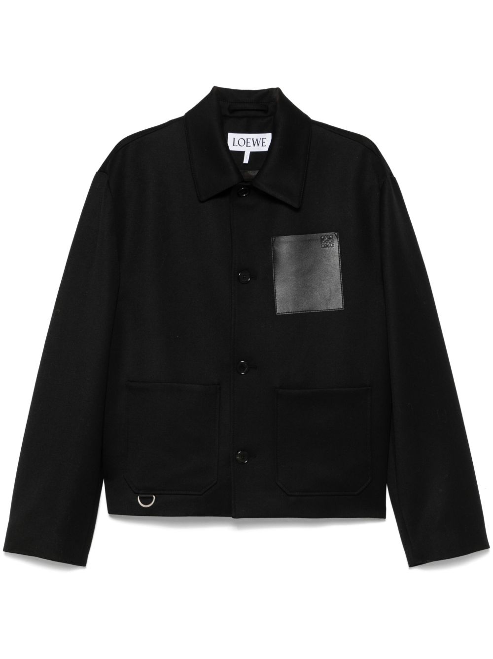 LOEWE Workwear 衬衫式夹克 - 黑色