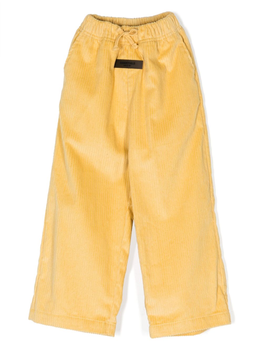 FEAR OF GOD ESSENTIALS KIDS 灯芯绒直筒裤 - 黄色