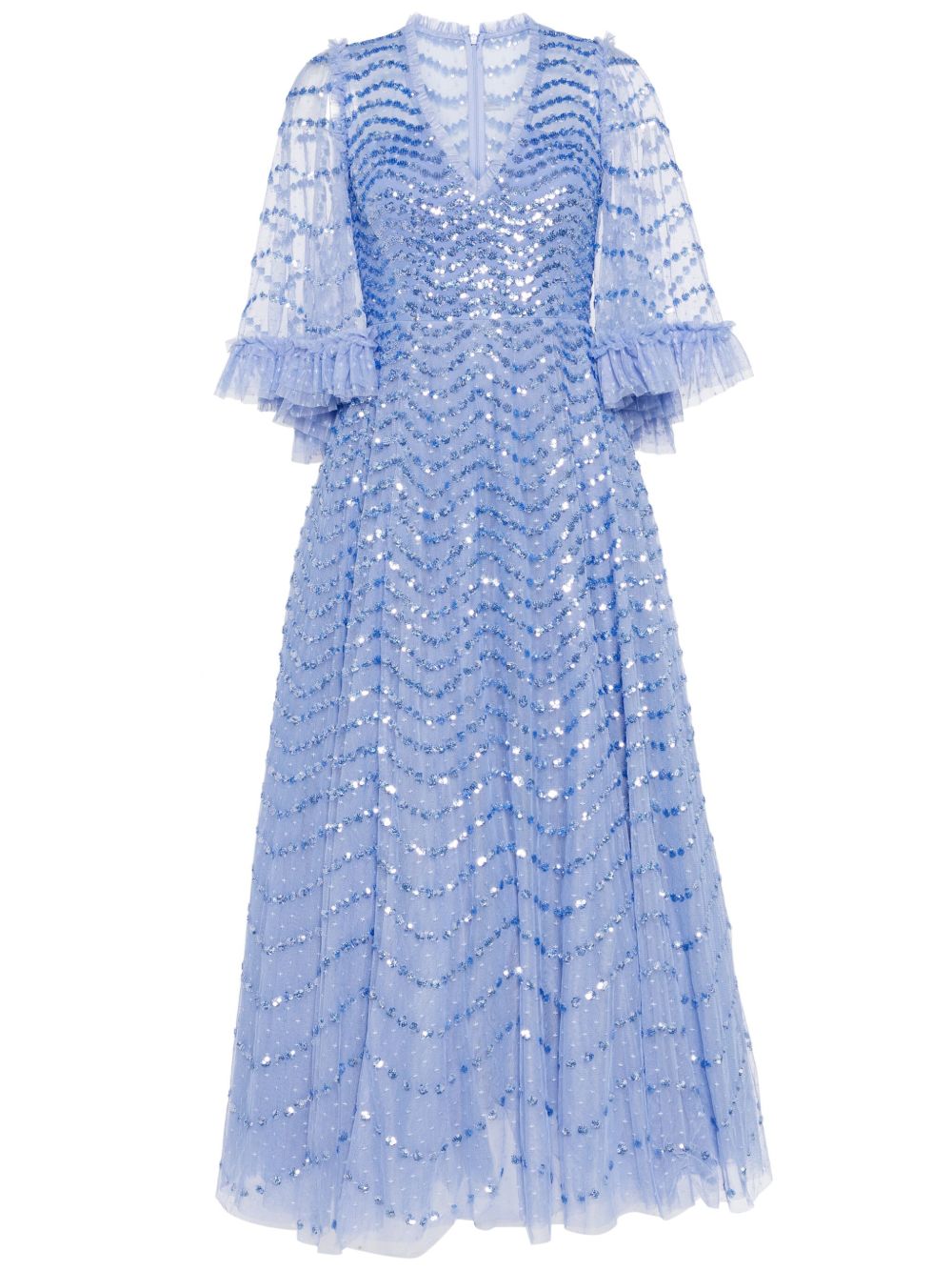 Needle & Thread Shimmer Wave 礼服 - 蓝色