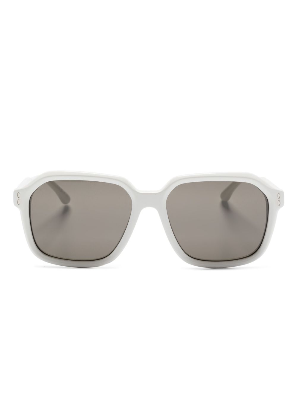 Isabel Marant Eyewear Lily 方框太阳眼镜 - 白色