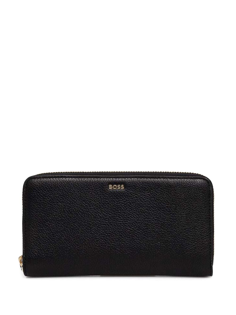 BOSS appliqué wallet - 黑色
