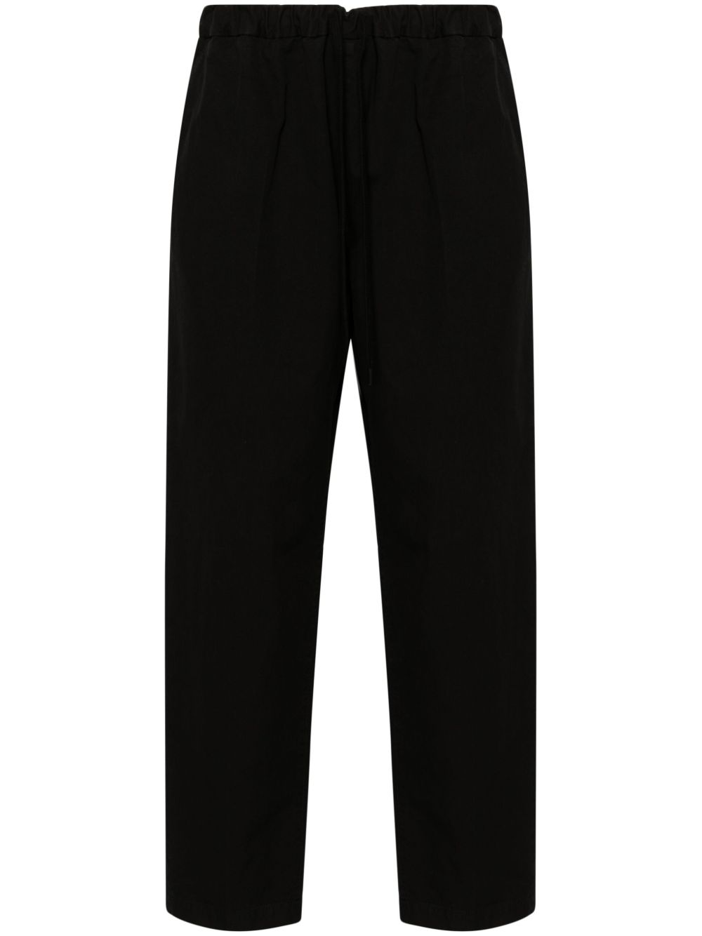 MM6 Maison Margiela 纯色锥形裤 - 黑色