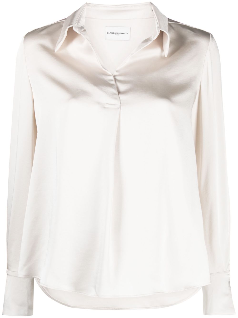 Claudie Pierlot 褶饰罩衫 - 中性色