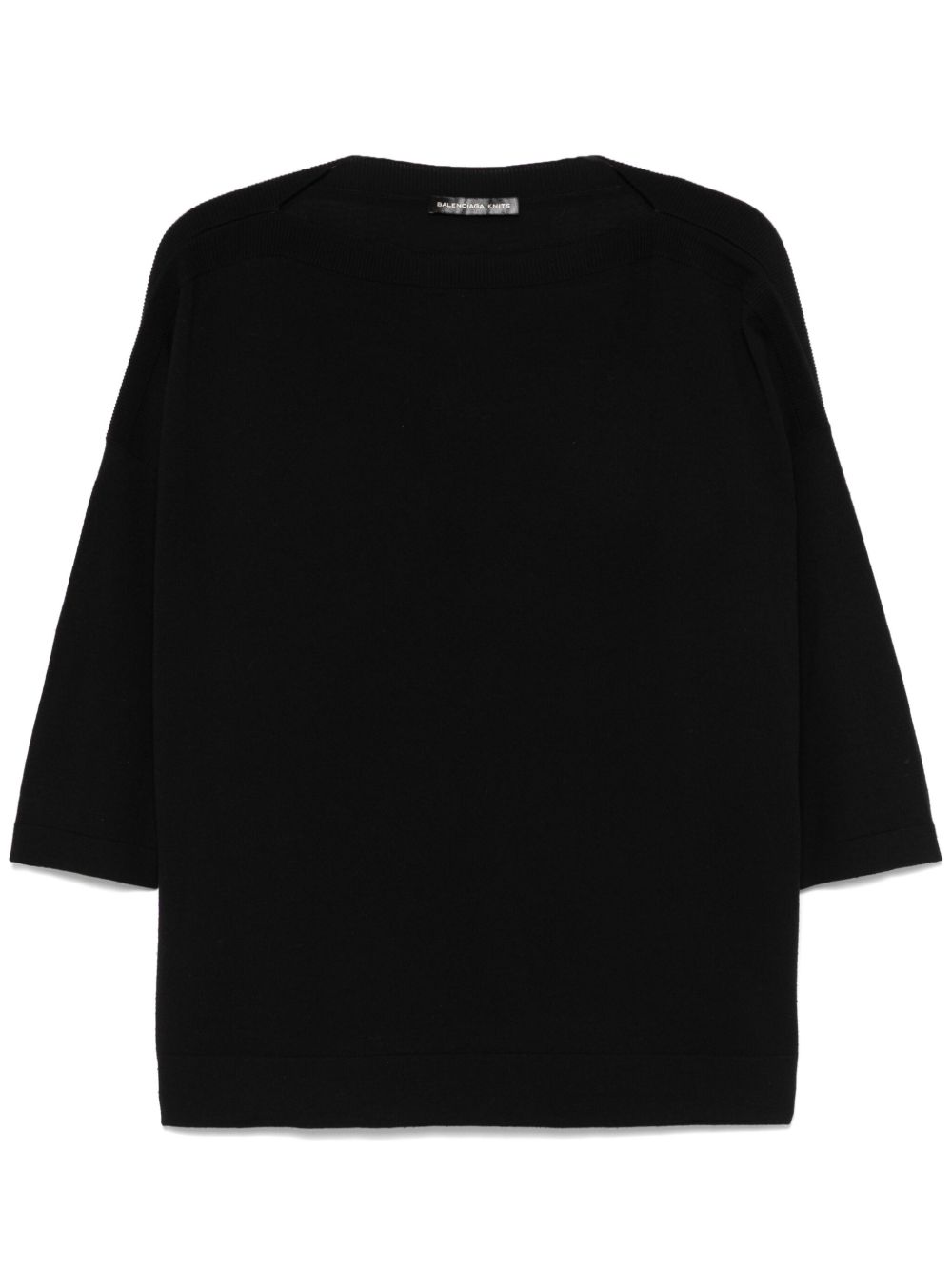 Balenciaga Pre-Owned 初剪羊毛毛衣（2010年代典藏款） - 黑色
