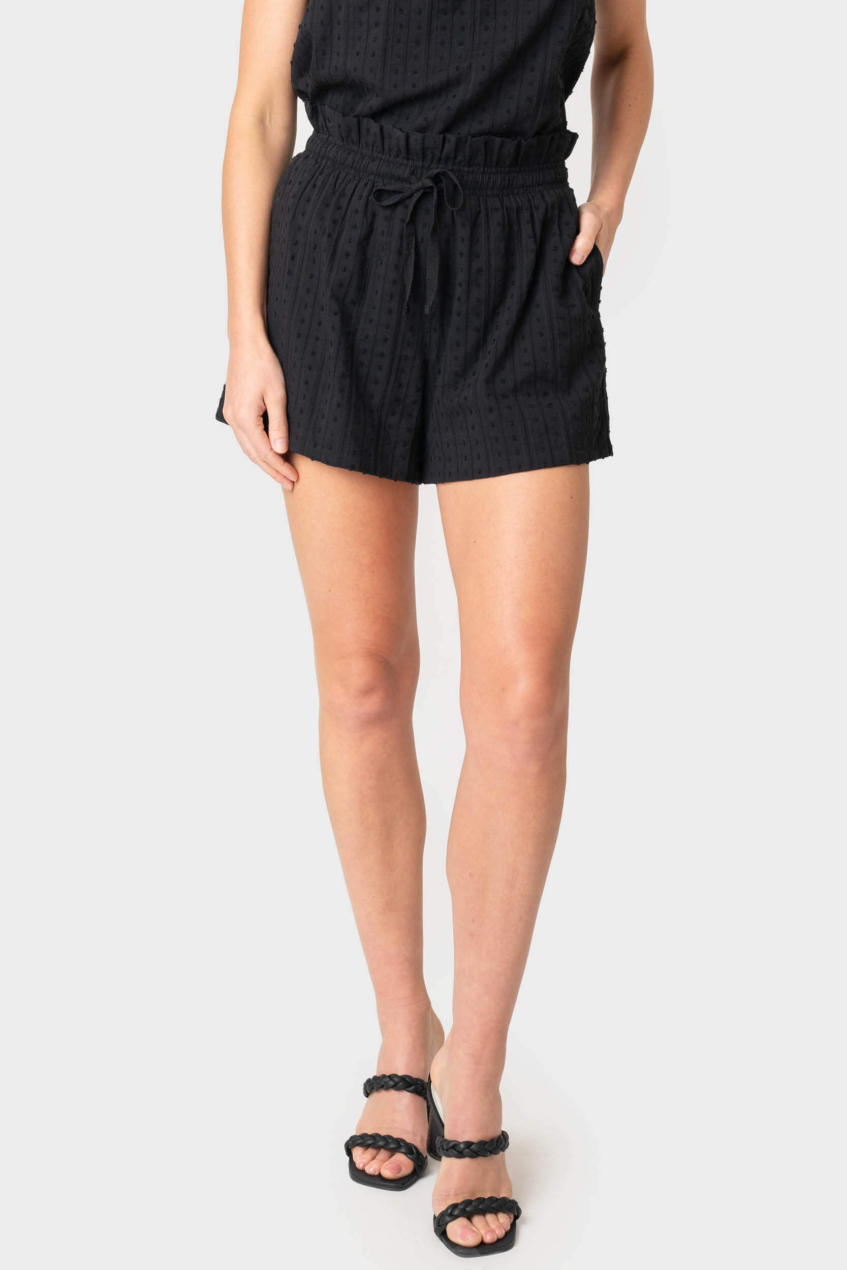 High Waist Summer Short - Black L