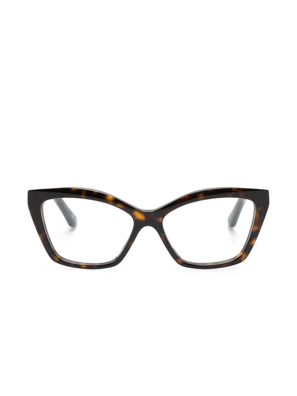 Balenciaga Eyewear 猫眼框眼镜 - 褐色