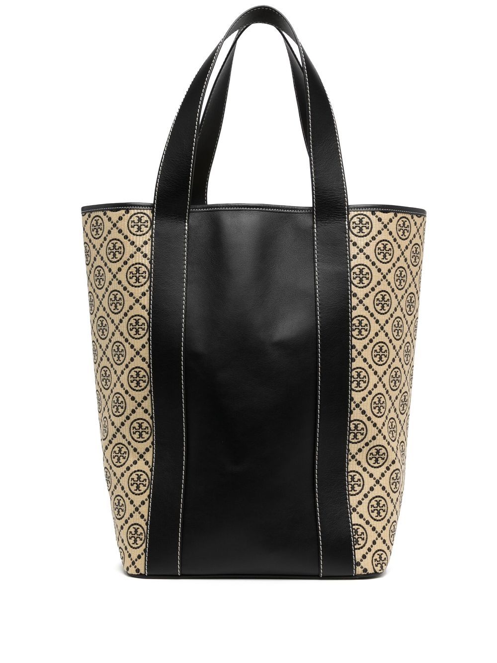 Tory Burch T Monogram 超大款托特包 - 褐色