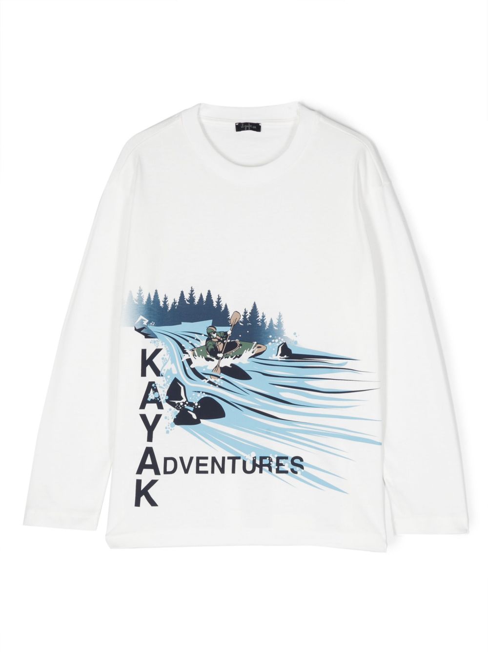 Il Gufo Kayak Adventures 棉T恤 - 白色