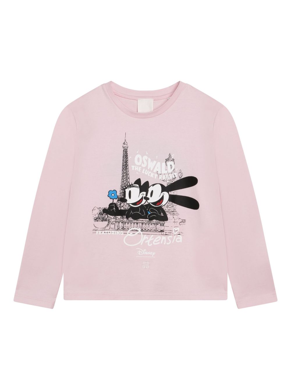 Givenchy Kids 卡通印花T恤 - 粉色