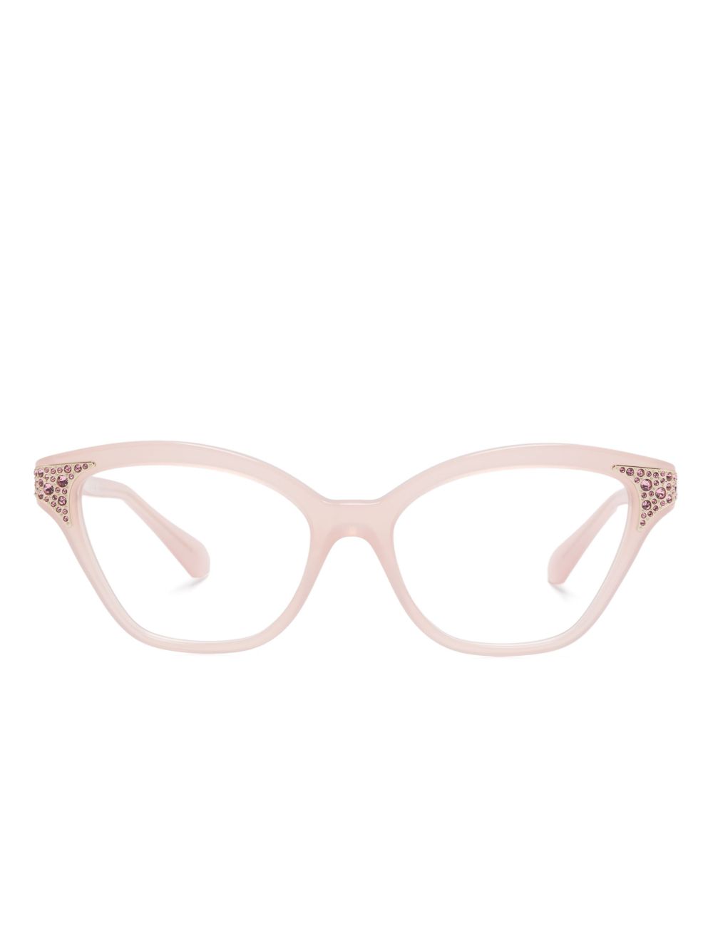 Swarovski 晶饰眼镜 - 粉色