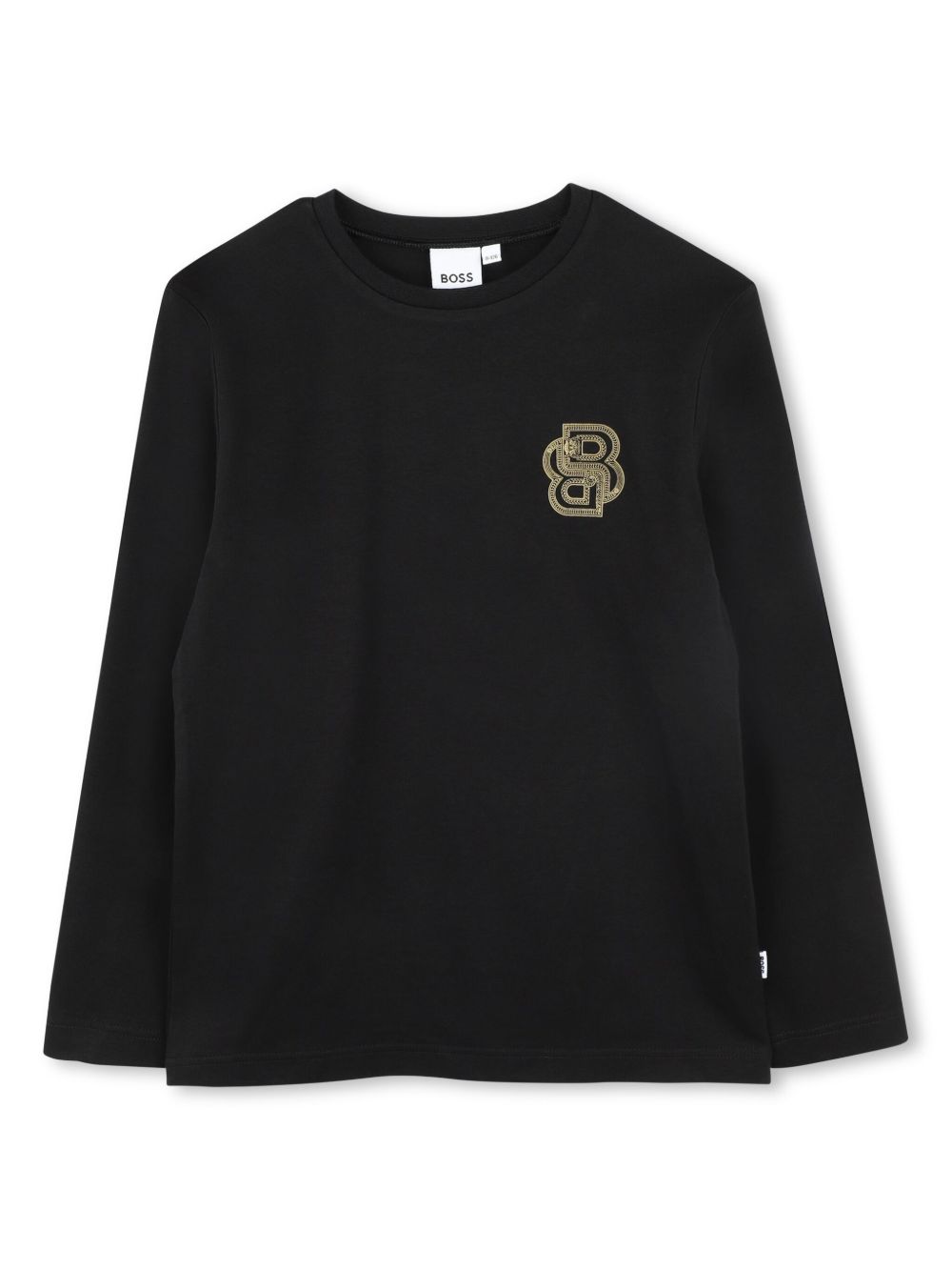 BOSS Kidswear 长袖T恤 - 黑色