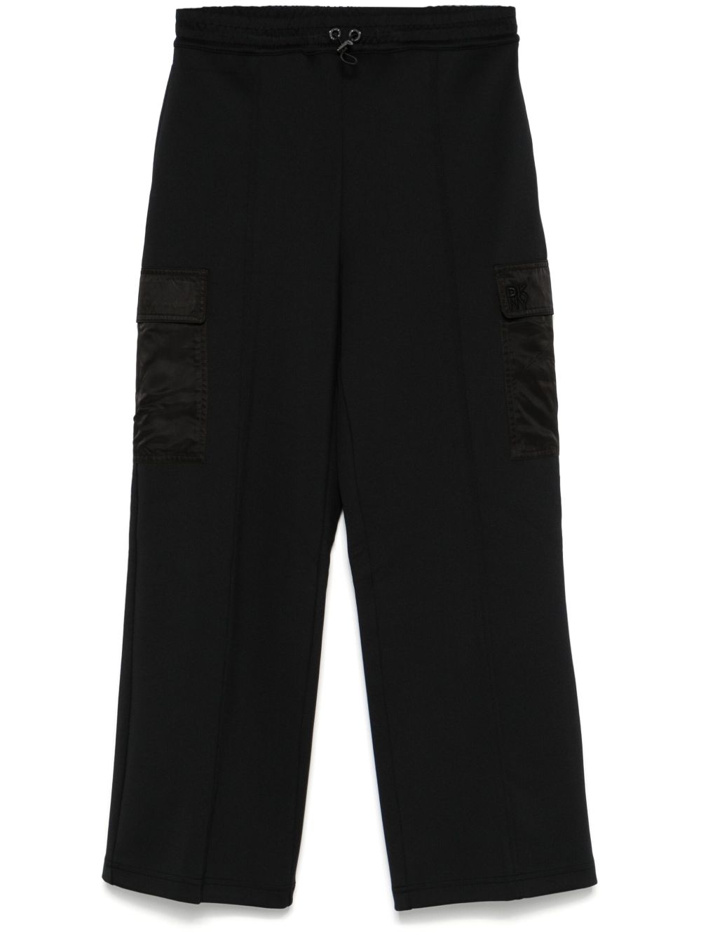 DKNY T字扣开合运动裤 - 黑色