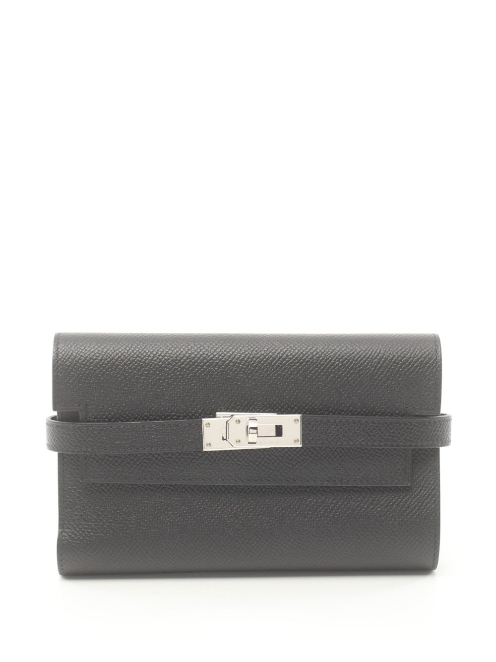 Hermès Pre-Owned Kelly 中号钱包（2018年典藏款） - 黑色