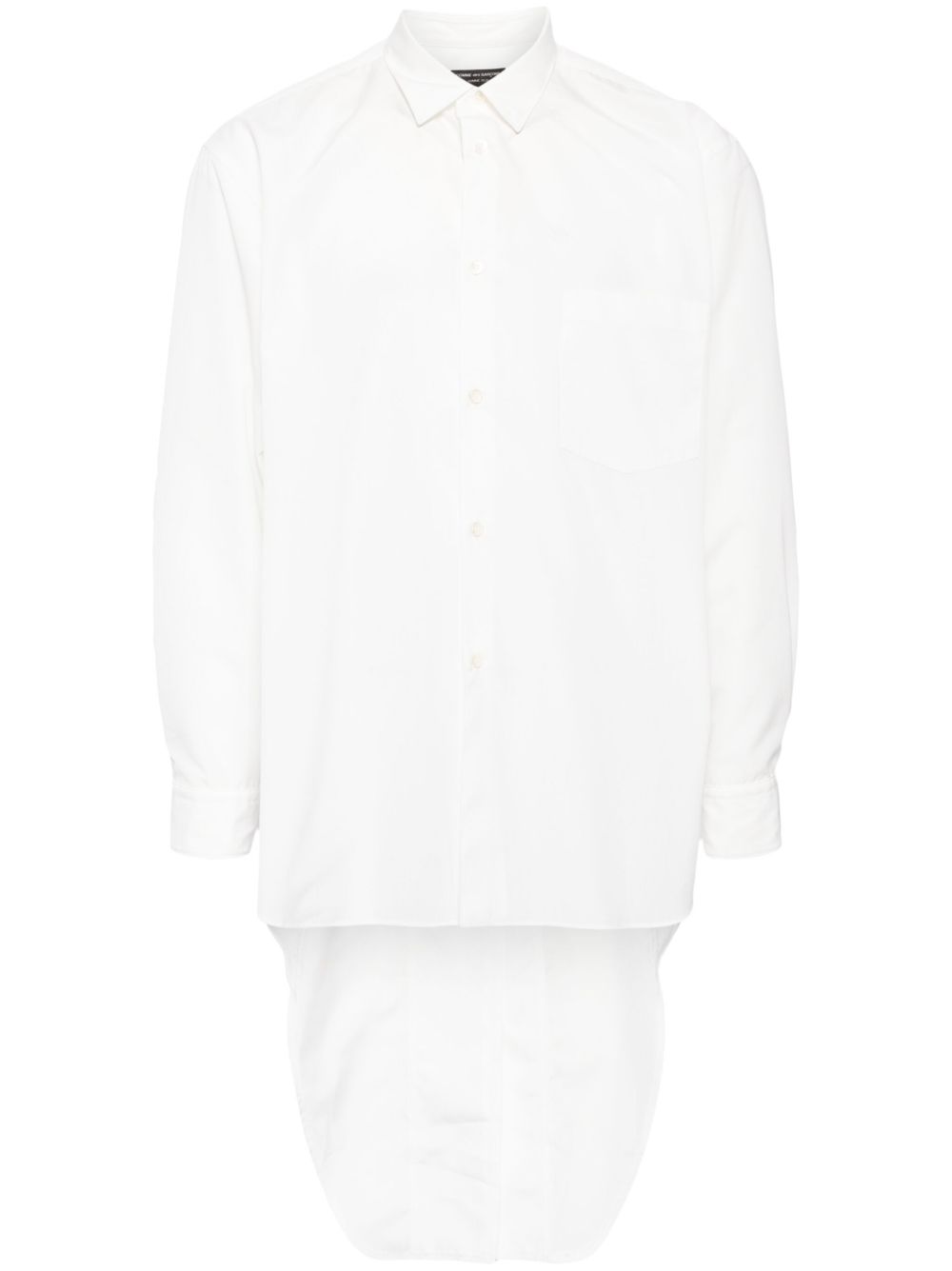 Comme des Garçons Homme Plus 经典衣领衬衫 - 白色