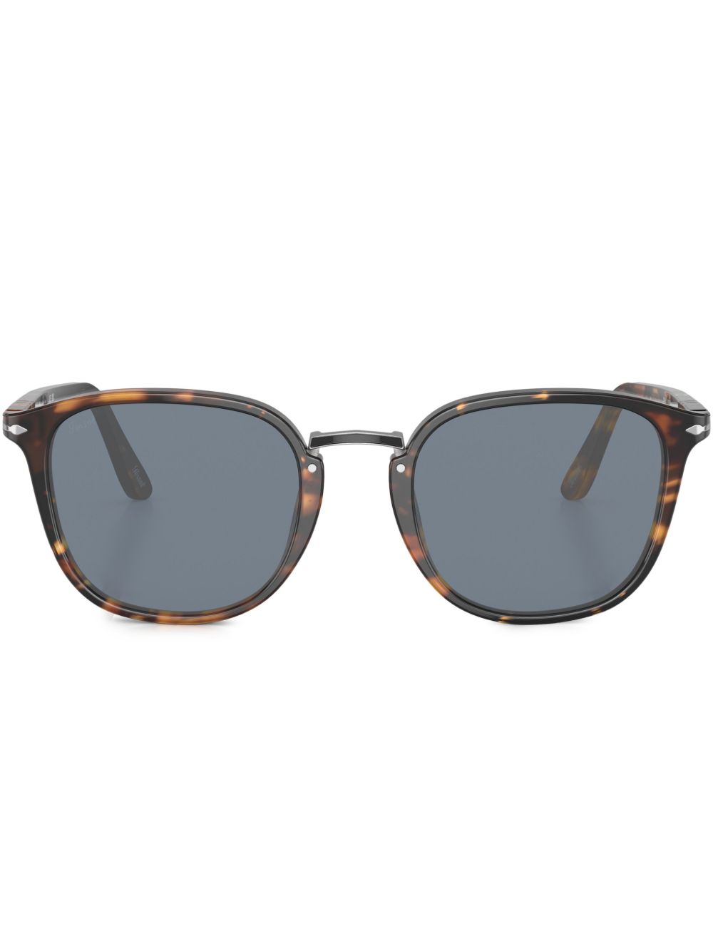 Persol 琥珀镜框太阳眼镜 - 褐色