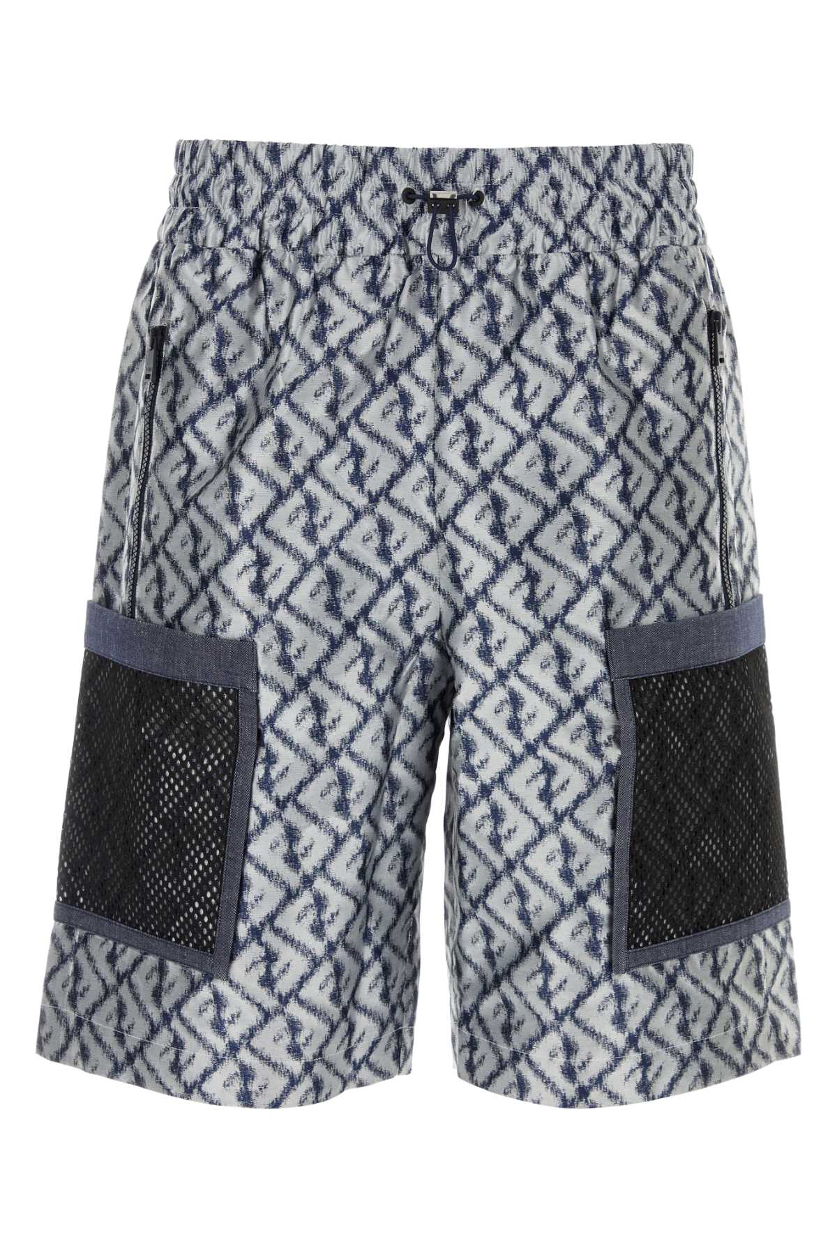 Fendi 刺绣百慕大短裤