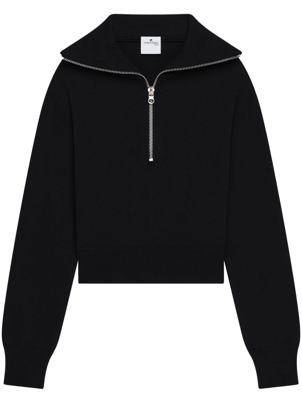 Courrèges Trucker jumper - 黑色