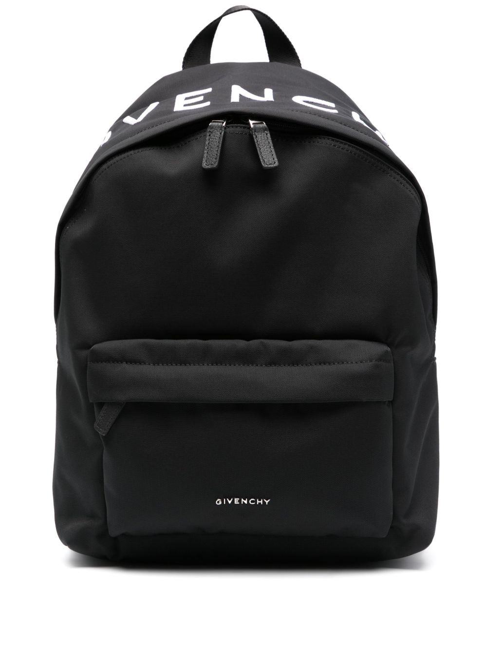 Givenchy logo刺绣双肩包 - 黑色