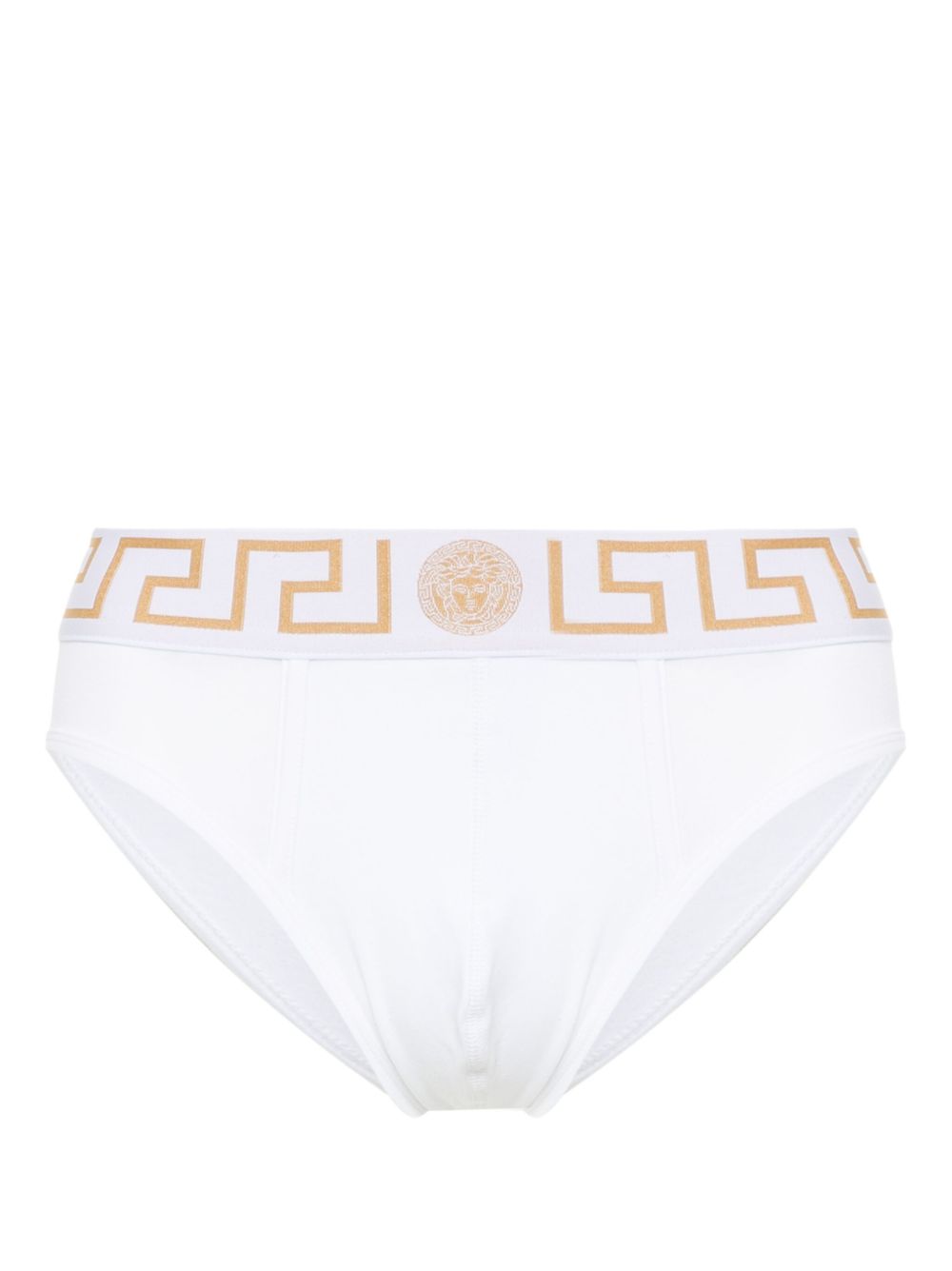 Versace Greca Border 三角内裤 - 白色