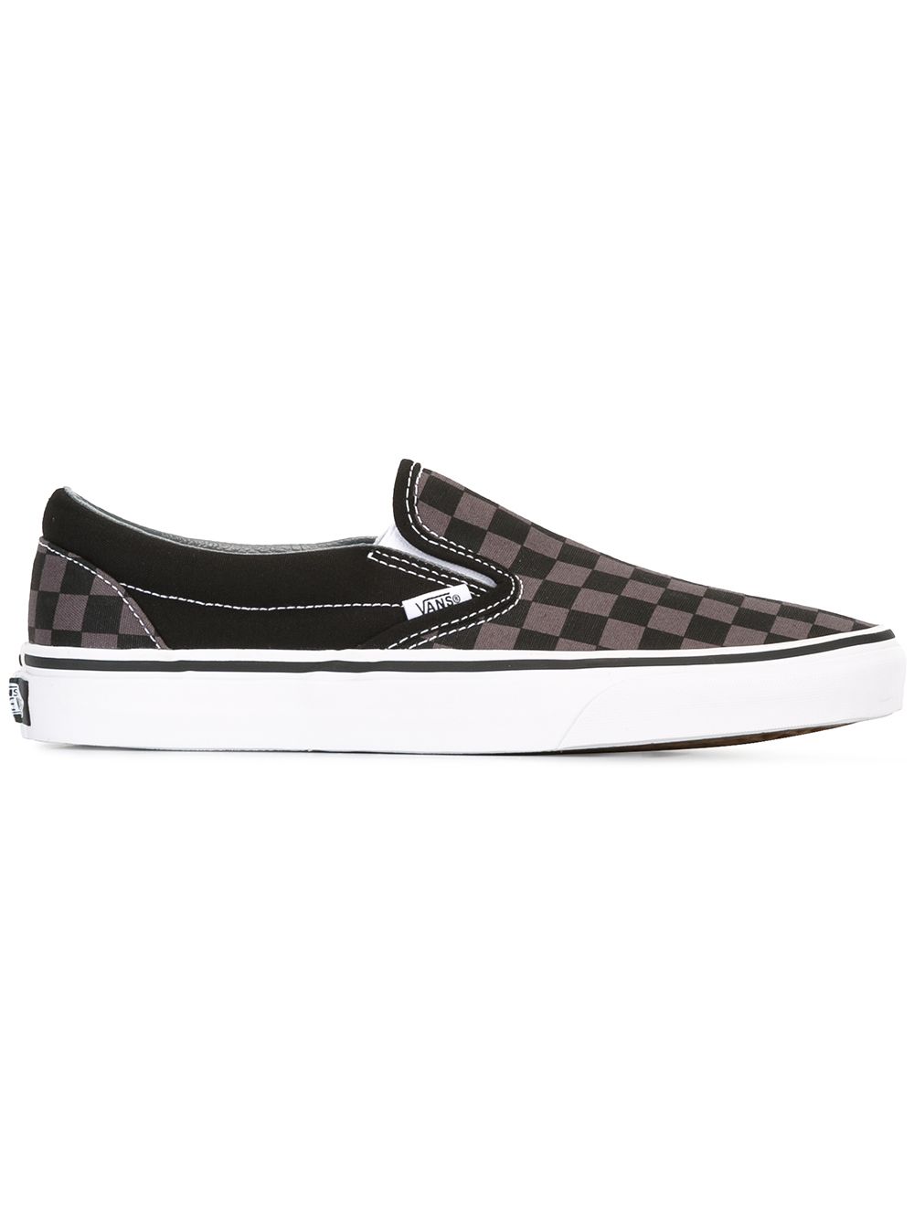 Vans 格子乐福鞋 - 灰色