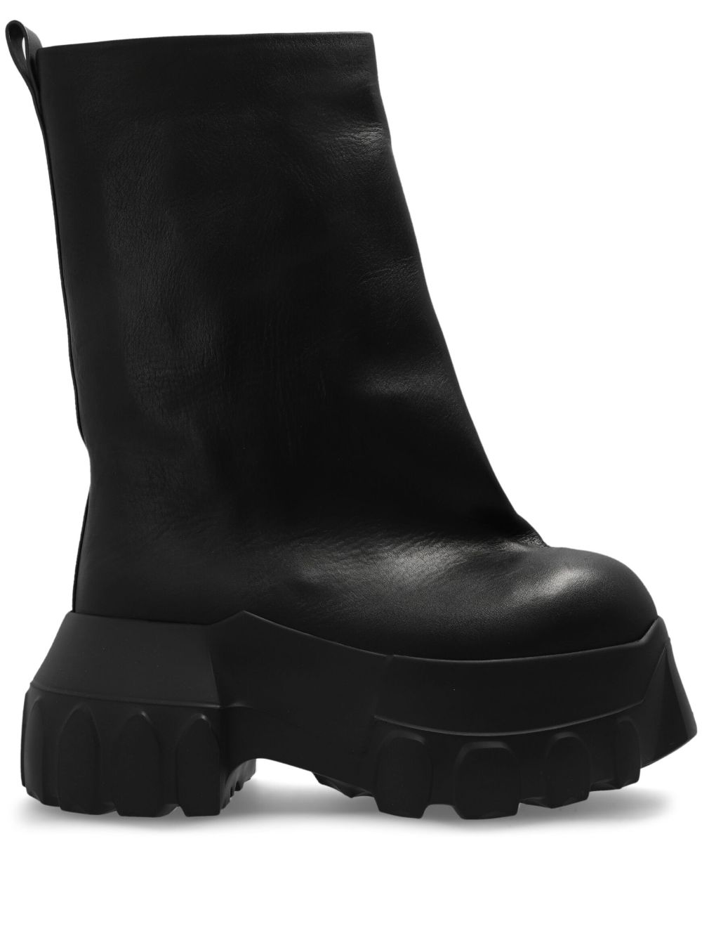 Rick Owens Mega Trator 中筒靴 - 黑色