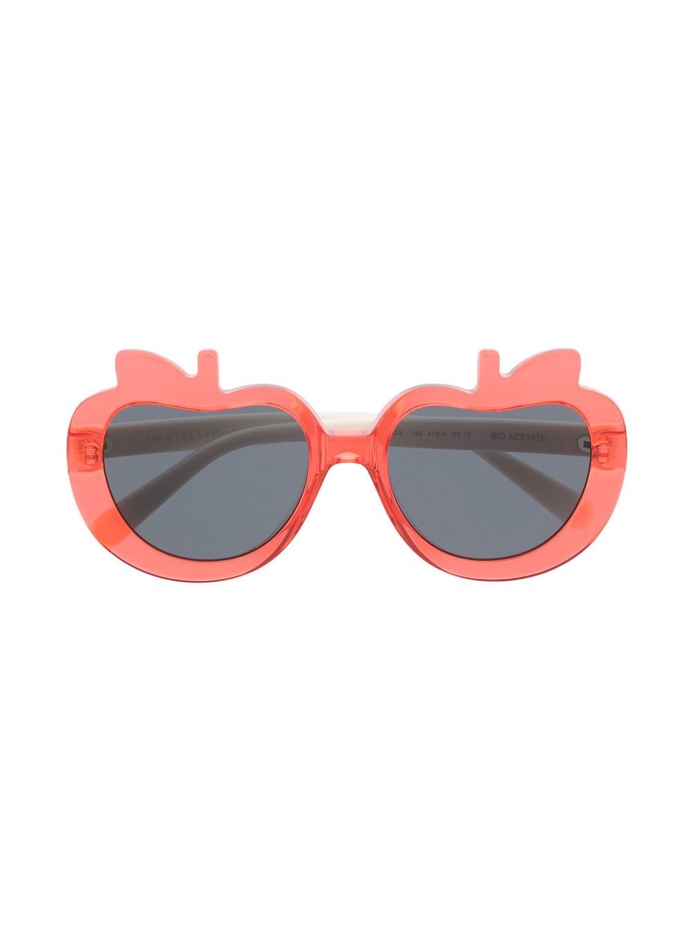Stella McCartney Eyewear 苹果造型镜框太阳眼镜 - 红色