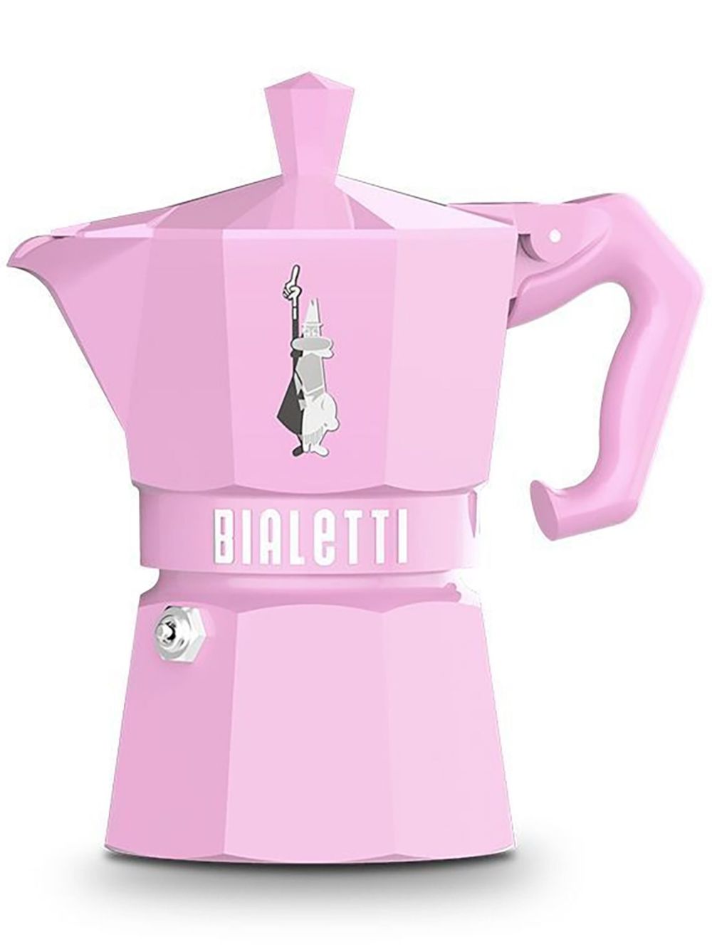 Bialetti Moka Express Alfonso 激光镂空咖啡壶 （93 克 ） - 粉色