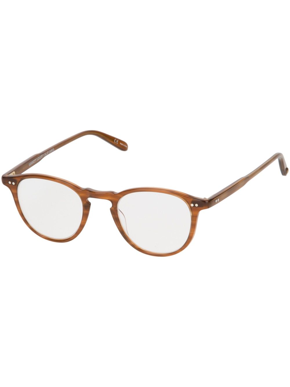 Garrett Leight 'Hampton'眼镜 - 褐色