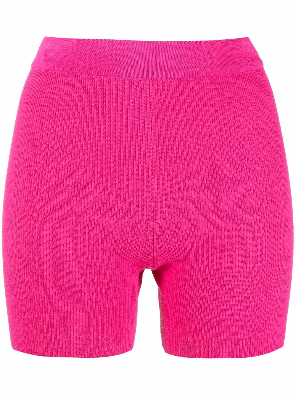 Jacquemus Le Short Arancia 罗纹骑行短裤 - 粉色