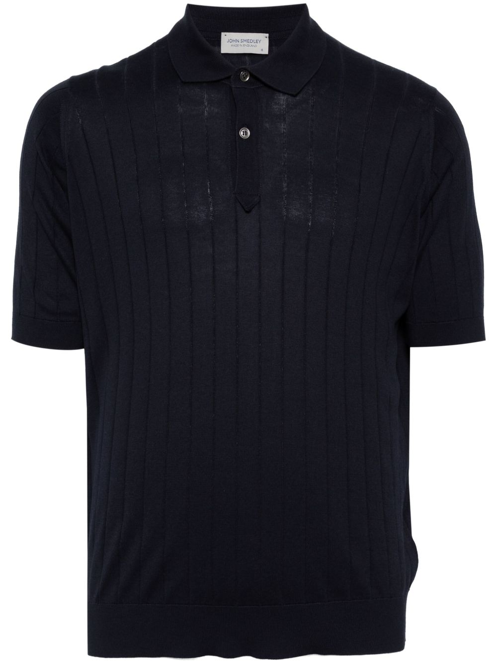 John Smedley Leeshaw 棉polo衫 - 蓝色