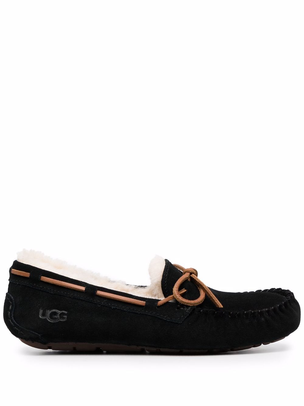 UGG Dakota 绒面皮拖鞋 - 黑色