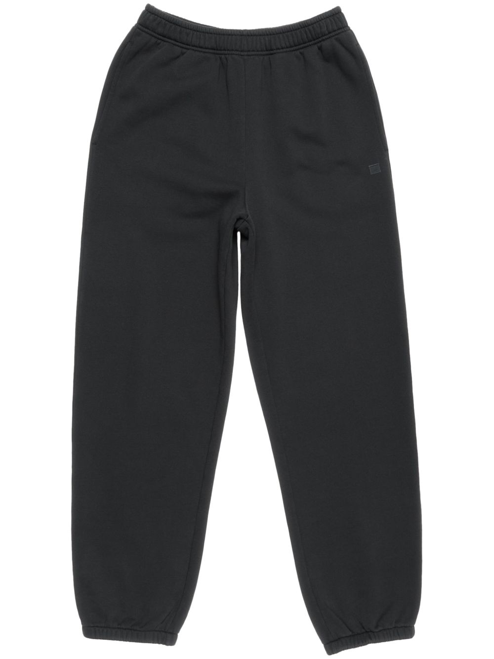 Acne Studios logo刺绣运动裤 - 黑色