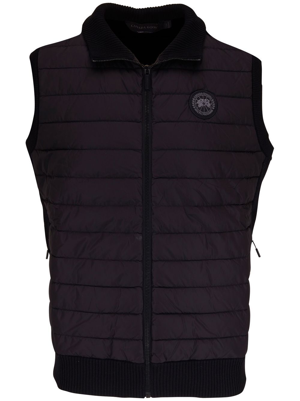 Canada Goose 标贴绗缝马甲 - 黑色