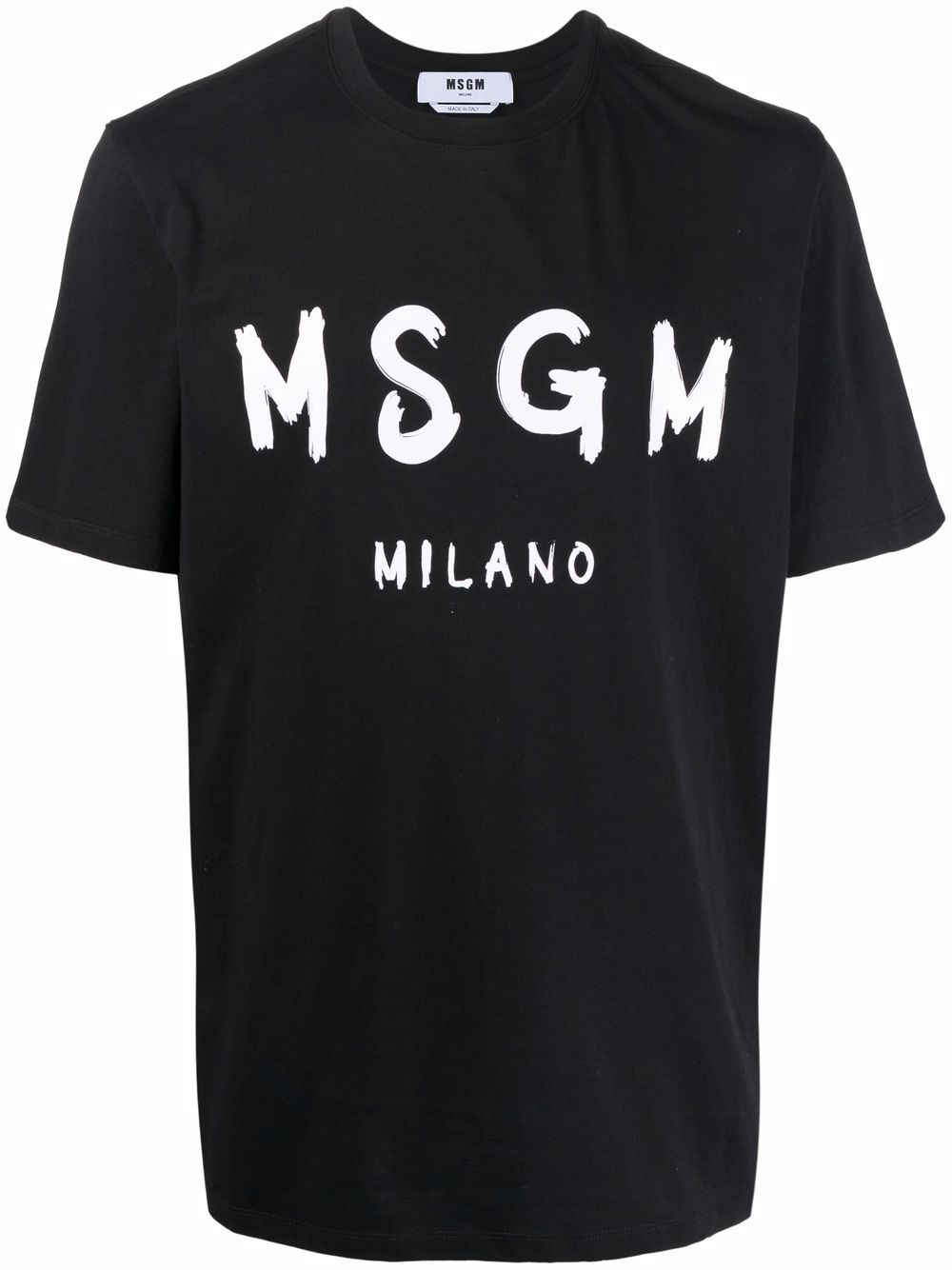 MSGM logo印花T恤 - 黑色