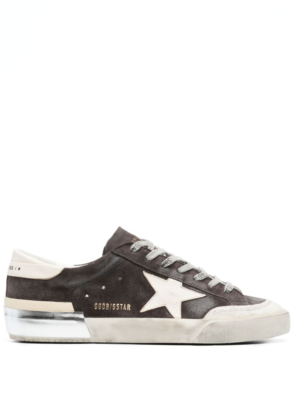 Golden Goose Super-Star 绒面皮板鞋 - 灰色