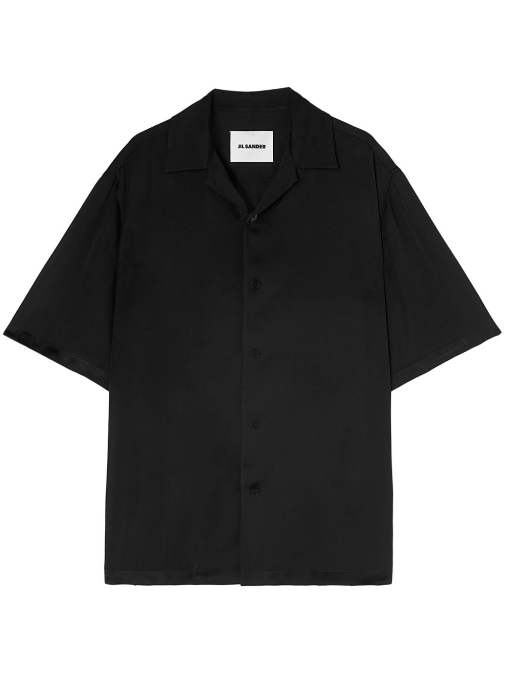 Jil Sander 短袖衬衫 - 黑色
