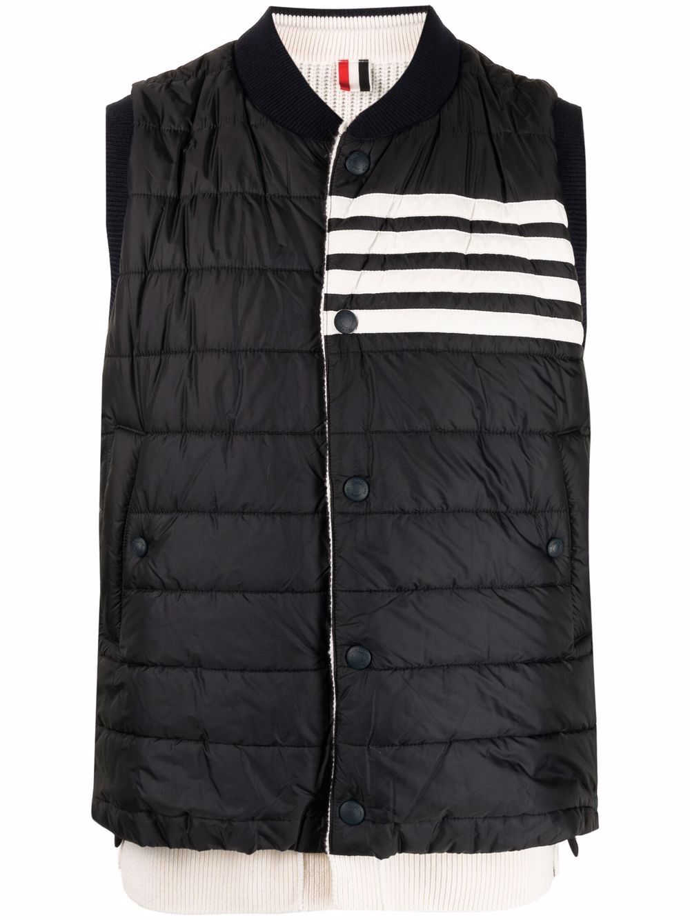 Thom Browne 双面填充马甲 - 蓝色