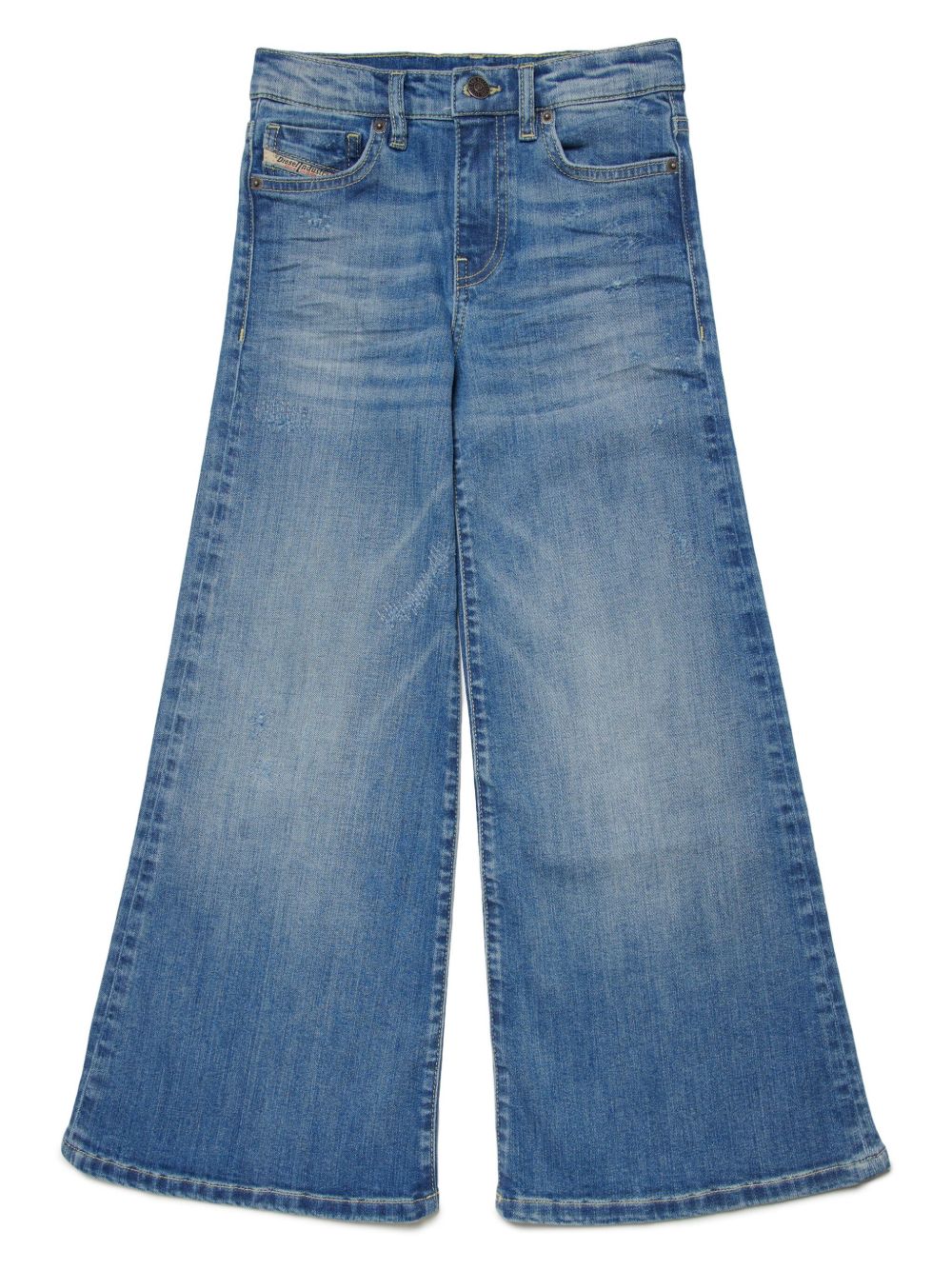 Diesel Kids 1978-J 阔腿牛仔裤 - 蓝色
