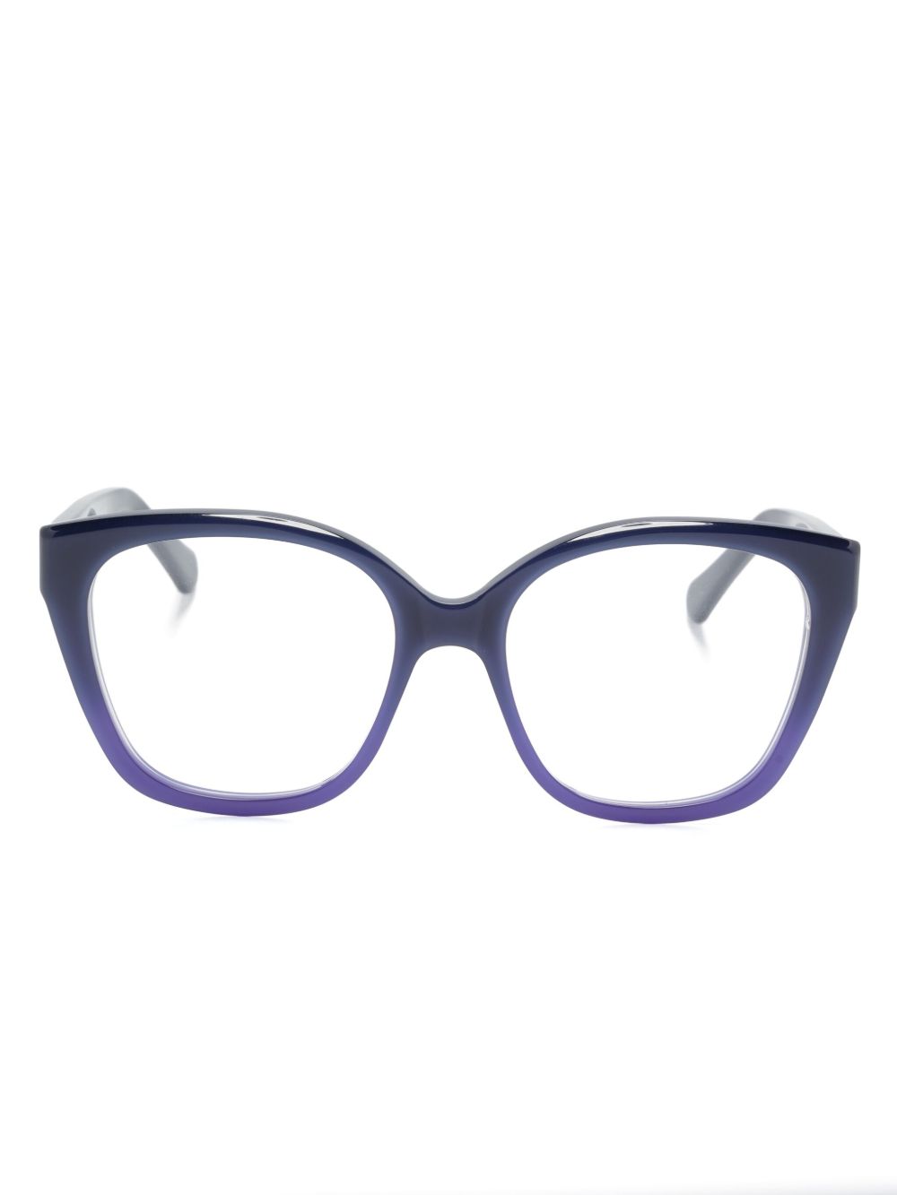 Chloé Eyewear CH0241O 猫眼镜框眼镜 - 蓝色