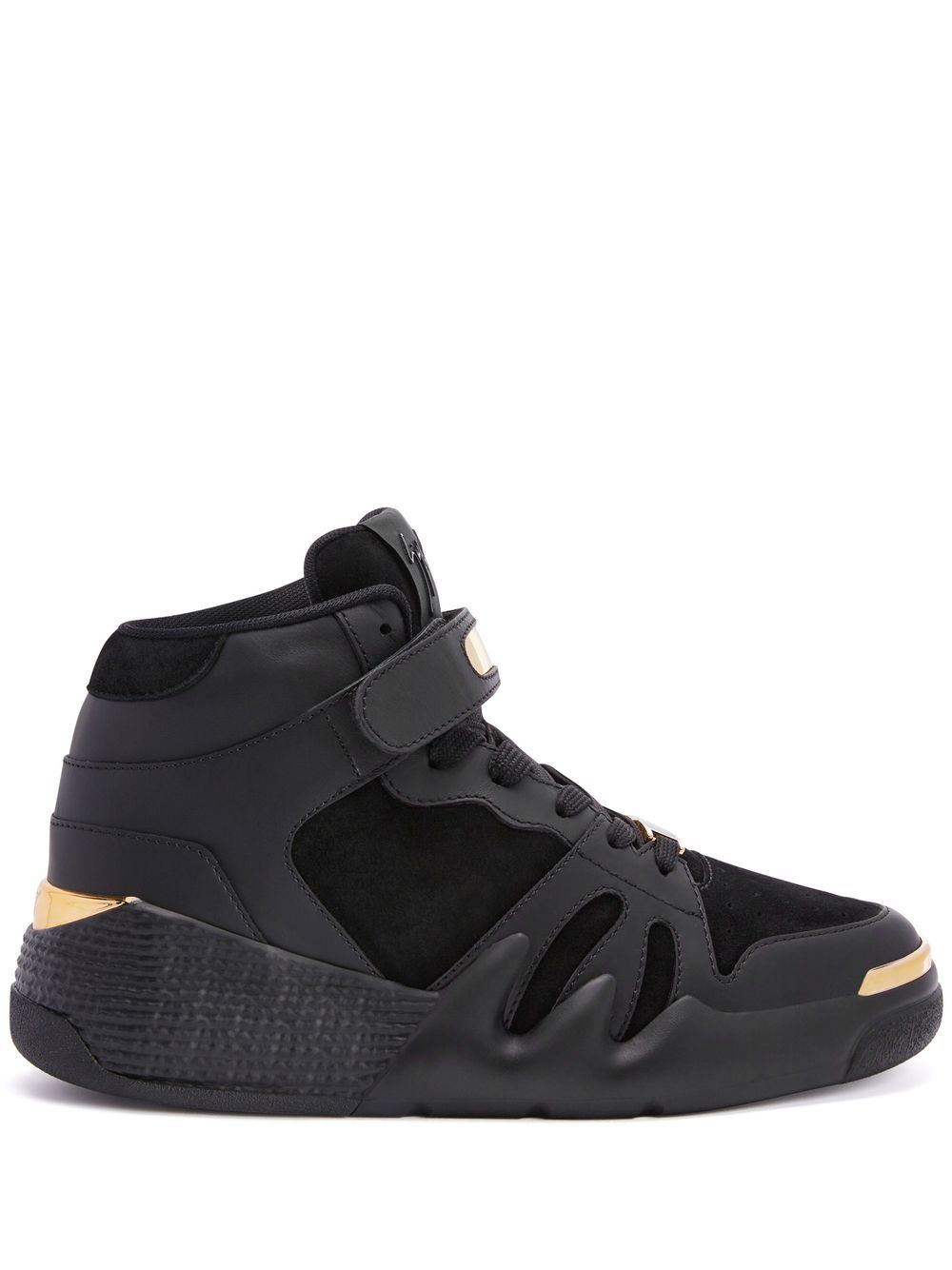 Giuseppe Zanotti Talon 中帮运动鞋 - 黑色