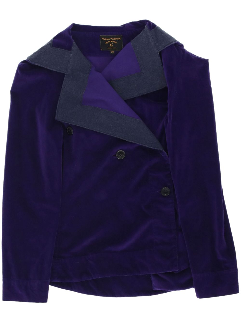 Vivienne Westwood Pre-Owned 不对称夹克（2000年代典藏款） - 紫色