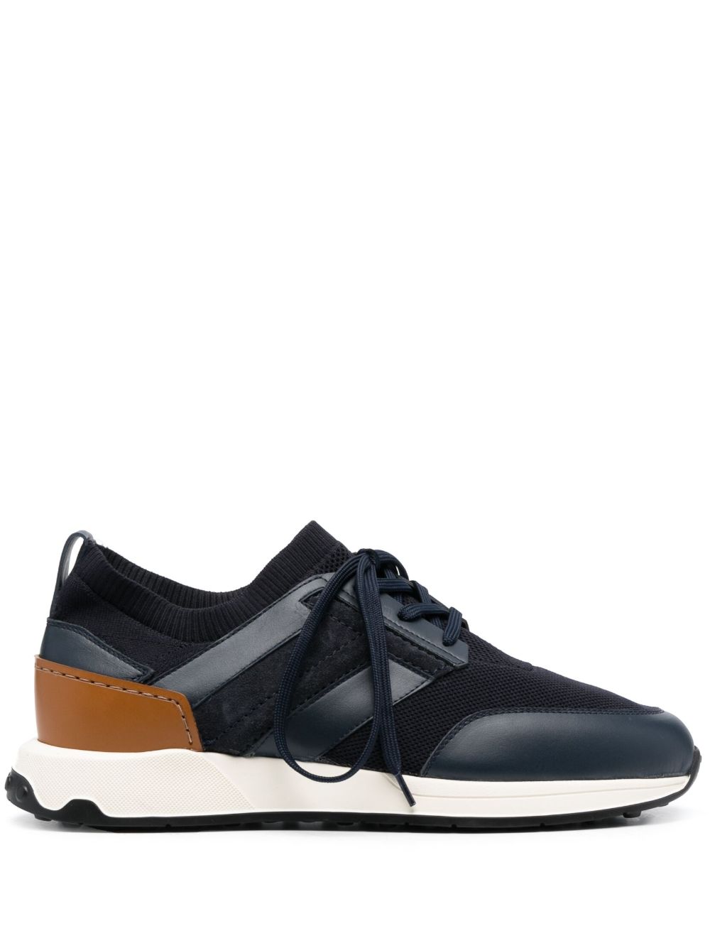Tod's 拼接网面低帮运动鞋 - 蓝色