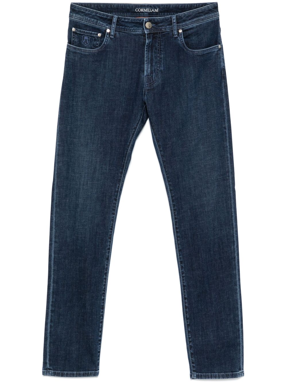Corneliani 修身牛仔裤 - 蓝色